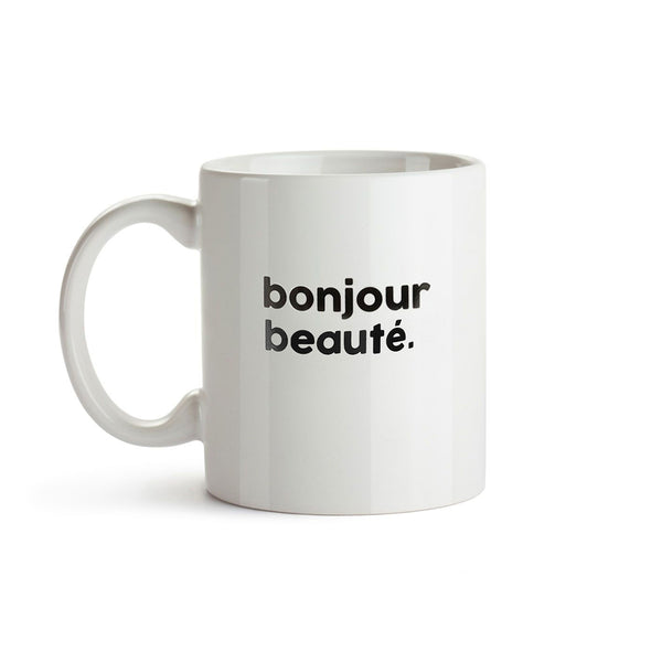 Porcelain mug - Bonjour Beauté