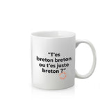 Mug Loïc Prigent - T'es breton breton | Fleux | 2