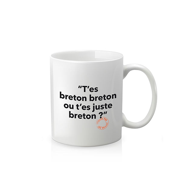 Mug Loïc Prigent - T'es breton breton