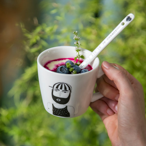 Tasse Felix en porcelaine