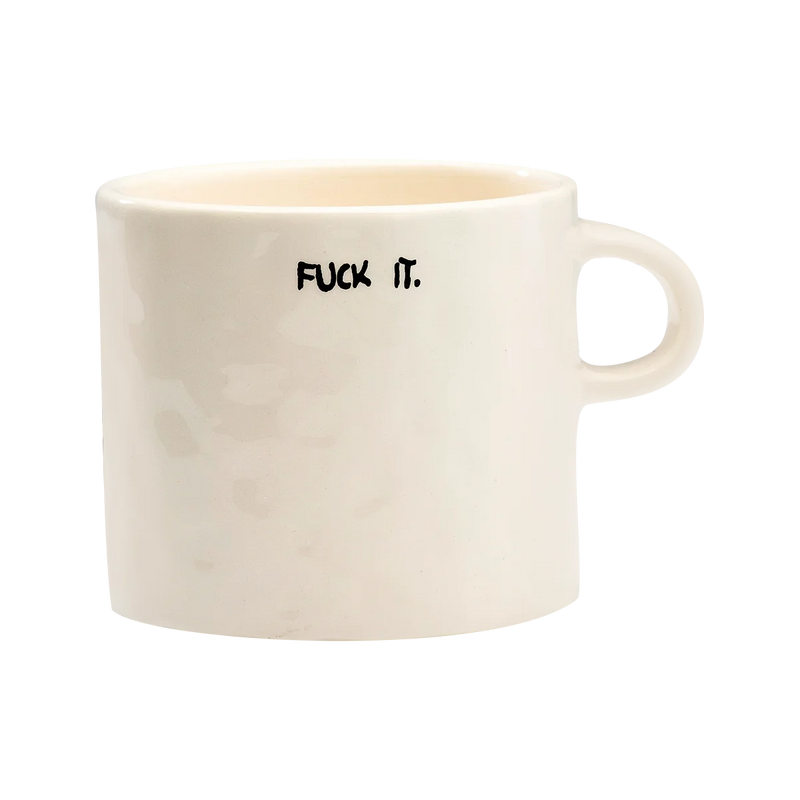 Mug Fuck It - Blanc