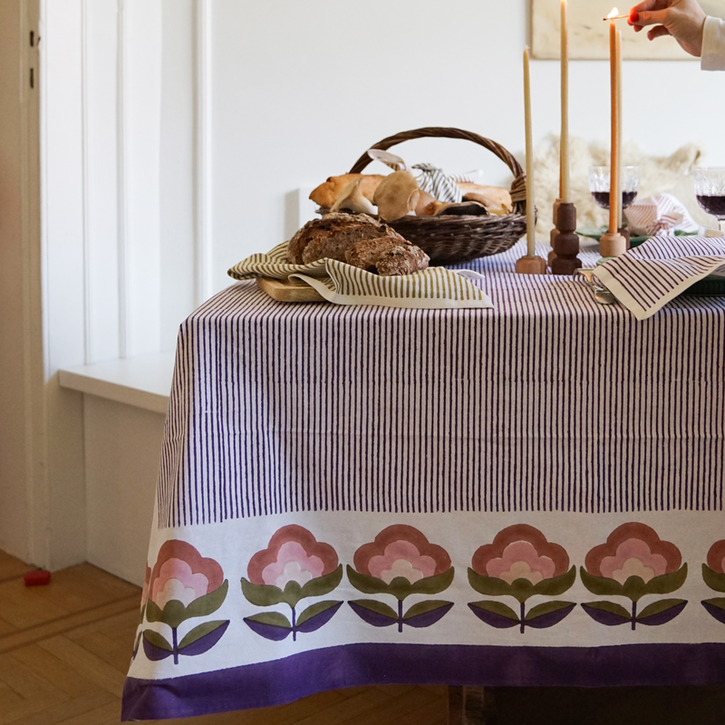 Nappe Bonnard - 170 cm x 250 cm - Violet
