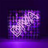 Neon acrylic box - Diva - Purple | Fleux | 3