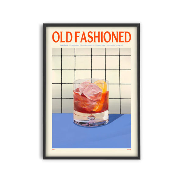 Cocktail Poster - Elin PK - Old Fashioned