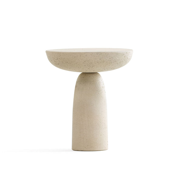 Olo side table - Ø 50 xh 47 cm - Ivory