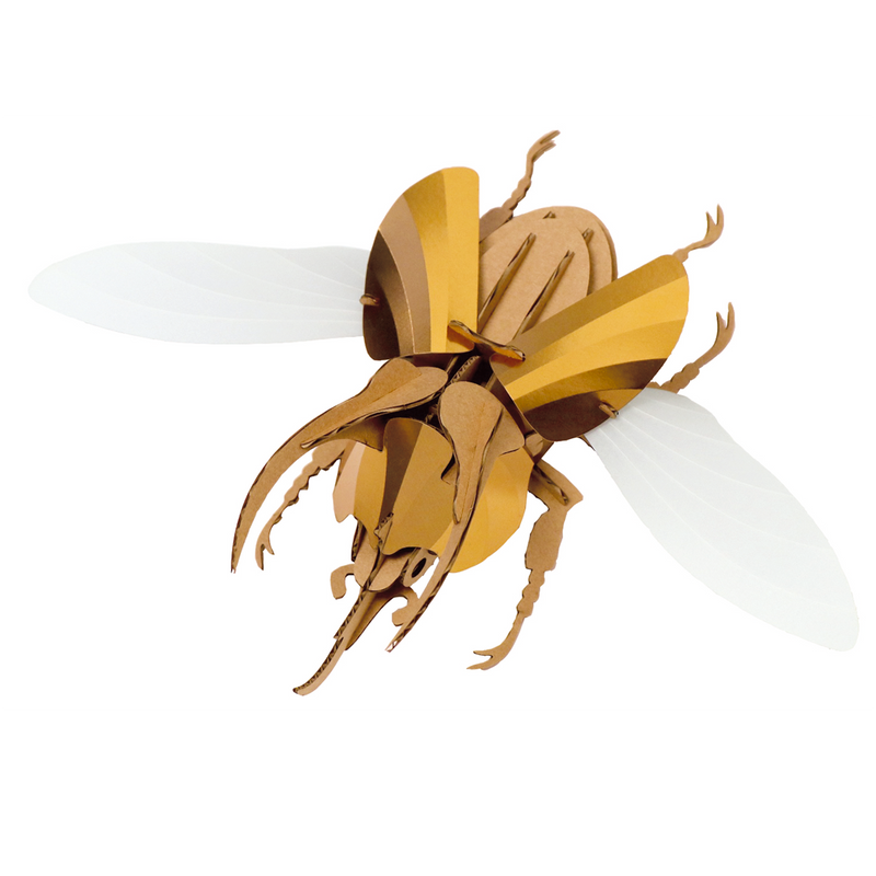 Golden Atlas Beetle Origami Trophy