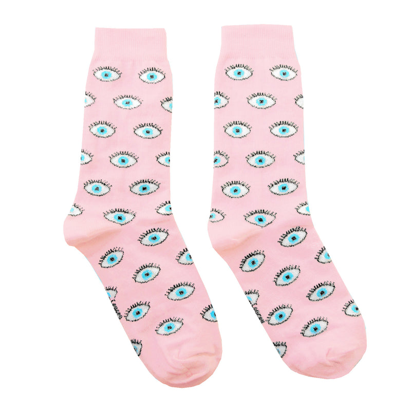 Chaussettes oeil à paillettes 35/44 - Rose