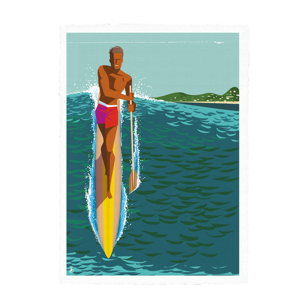 Monsieur Z paddle poster - 40 x 50 cm