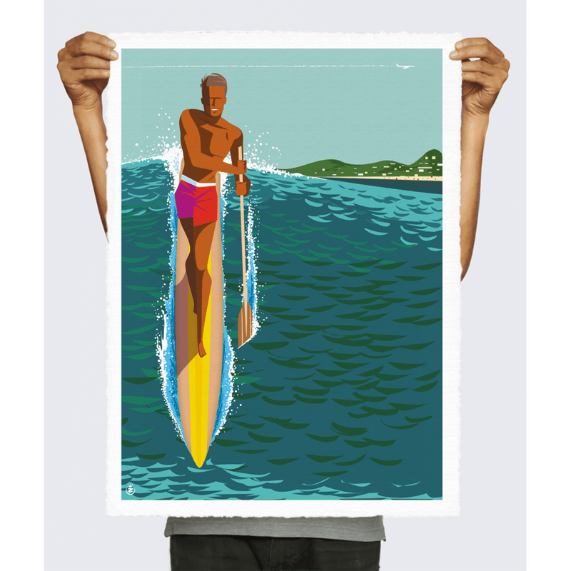Monsieur Z paddle poster - 40 x 50 cm