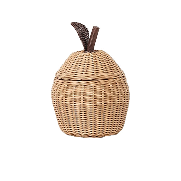 Panier pomme en rotin