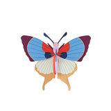 Fringe Butterfly Wall Decor - Plum | Fleux | 4