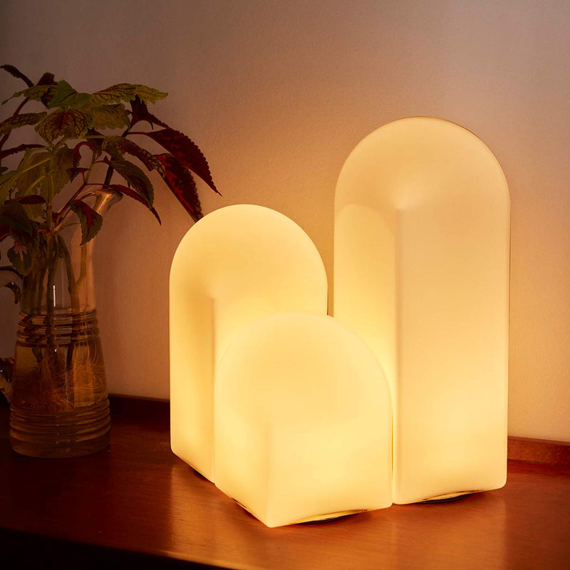 Lampe de table Parade - Ø 15,5 x h 24 cm - Blanc