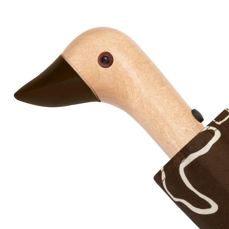 Parapluie à manche Tête de Canard - Chocolat Fruits