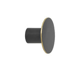 Patère Flat Circle Noir PM | Fleux | 3