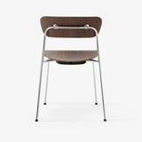 Chaise Pavilion AV1 Noyer/Chrome | Fleux | 3
