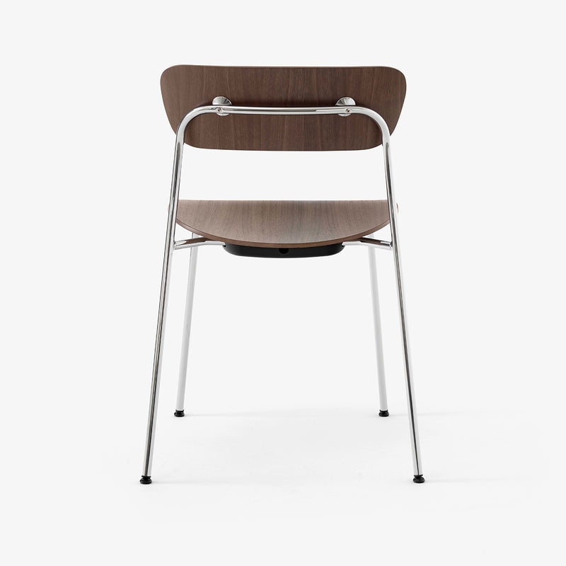 Chaise Pavilion AV1 Noyer/Chrome