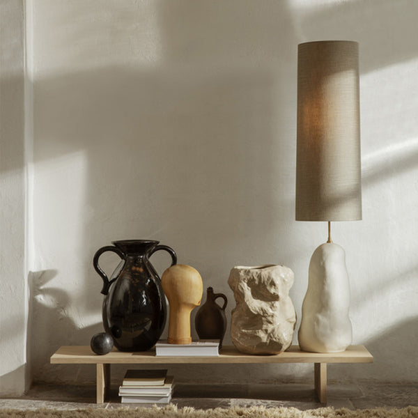 Hebe ceramic lamp base - H 100 cm - White