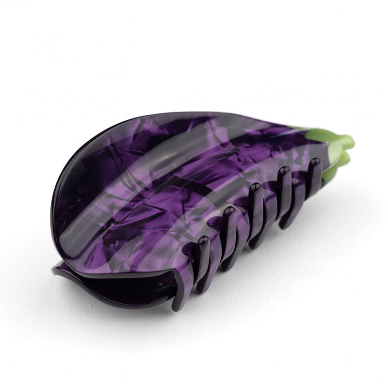 Hair Clip - Eggplant
