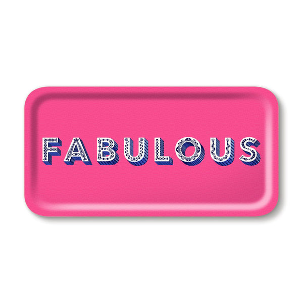 Fabulous tray - 43 x 22 cm - Bright pink