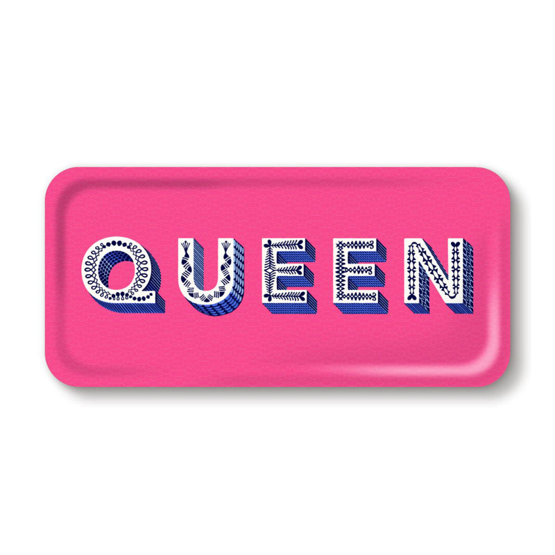 Plateau Queen - 32 x 15 cm - Bright pink