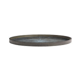 White Slice round wooden tray Ø 92 cm - Brown | Fleux | 3