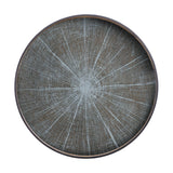 White Slice round wooden tray Ø 92 cm - Brown | Fleux | 2