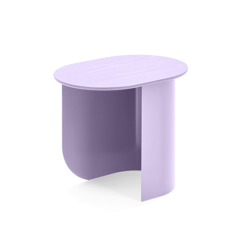 Table d'appoint Plateau - h 40 x 44 x 32 cm - Lilas