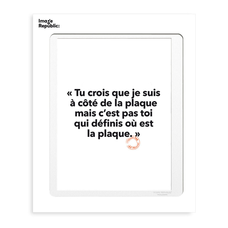 Poster Loic Prigent Do you believe that - 30 x 40 cm