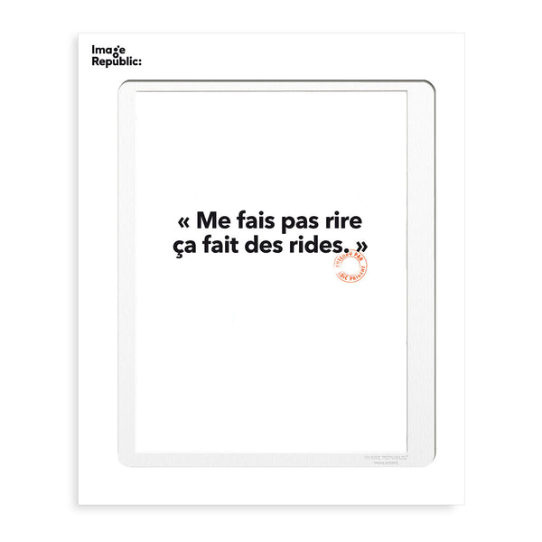 Affiche Loic Prigent Me Fais Pas Rire - 30 x 40 cm