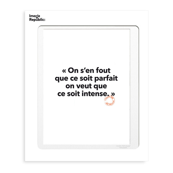 Affiche Loic Prigent On S'En Fout - 30 x 40 cm