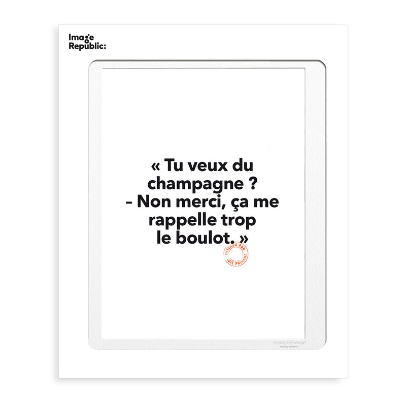 Poster Loic Prigent You want some field - 30 x 40 cm