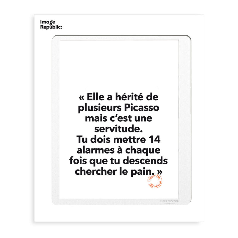 Poster Loic Prigent She Inherited From - 30 x 40 cm