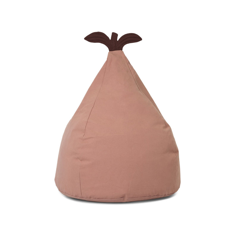 Child's Pink Pear Pouf