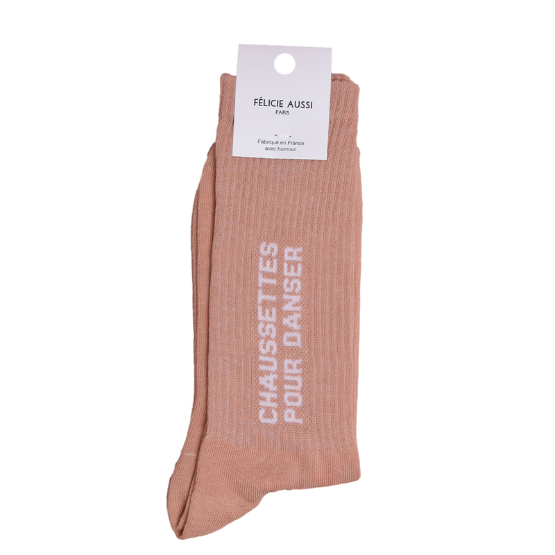 Chaussettes Pour Danser 36/40 - Rose Fanée