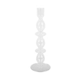 Bougeoir Art Bubbles en verre - h 24 x Ø 8.5 cm | Fleux | 9