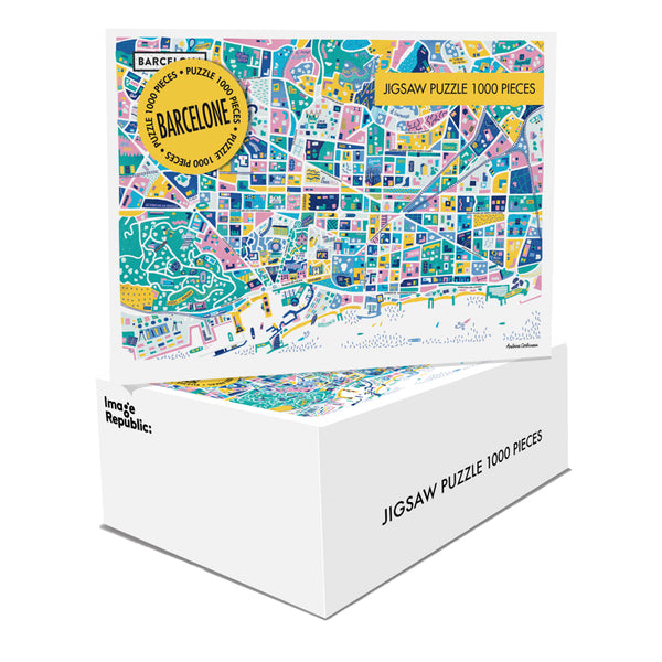 Puzzle Barcelone - Antoine Corbineau - 1000 pièces