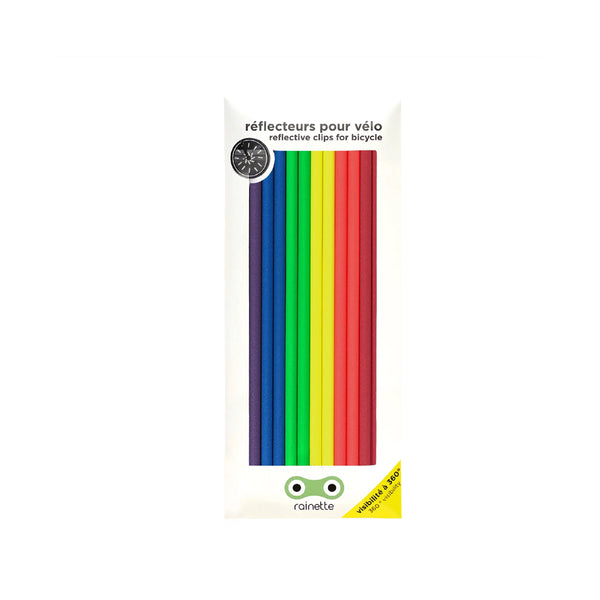 Grands Réflecteurs pour vélo - Fluo Multicolore