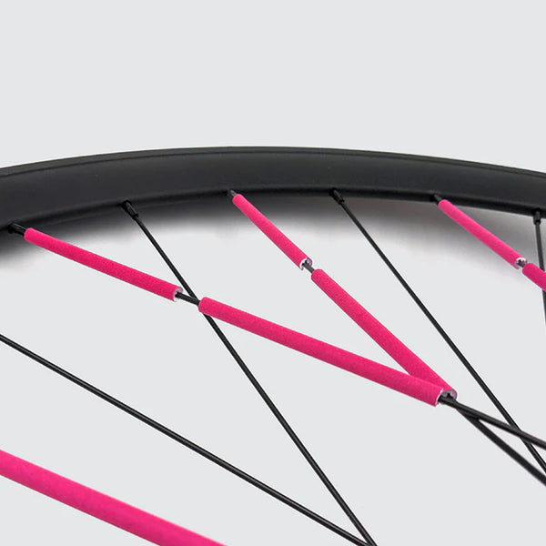 Bike Spoke Reflectors - Neon Pink