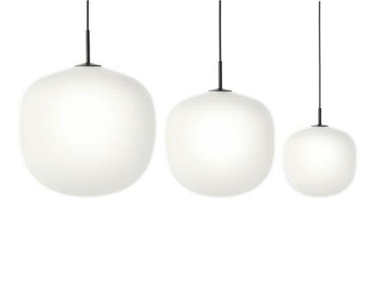 Suspension Rime Fil Noir Ø 37 cm