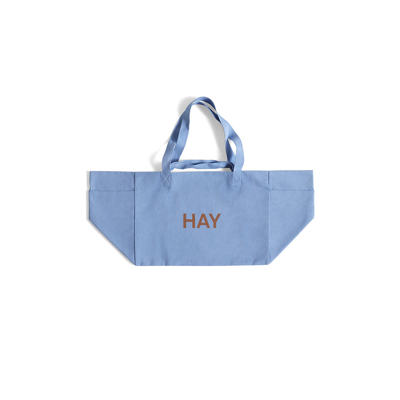 Sac Weekend en coton recyclé - Bleu Ciel