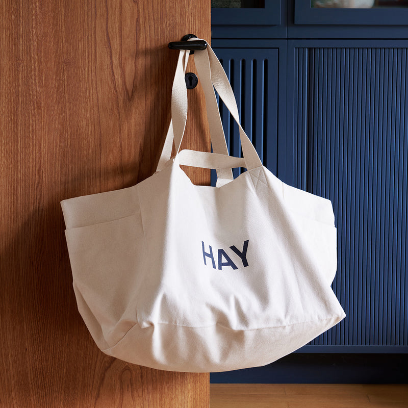 Sac Weekend en coton recyclé - Naturel