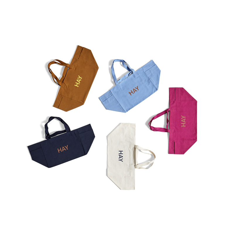 Sac Weekend en coton recyclé - Bleu Nuit