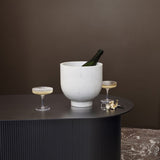 Alza champagne bucket in white marble | Fleux | 3