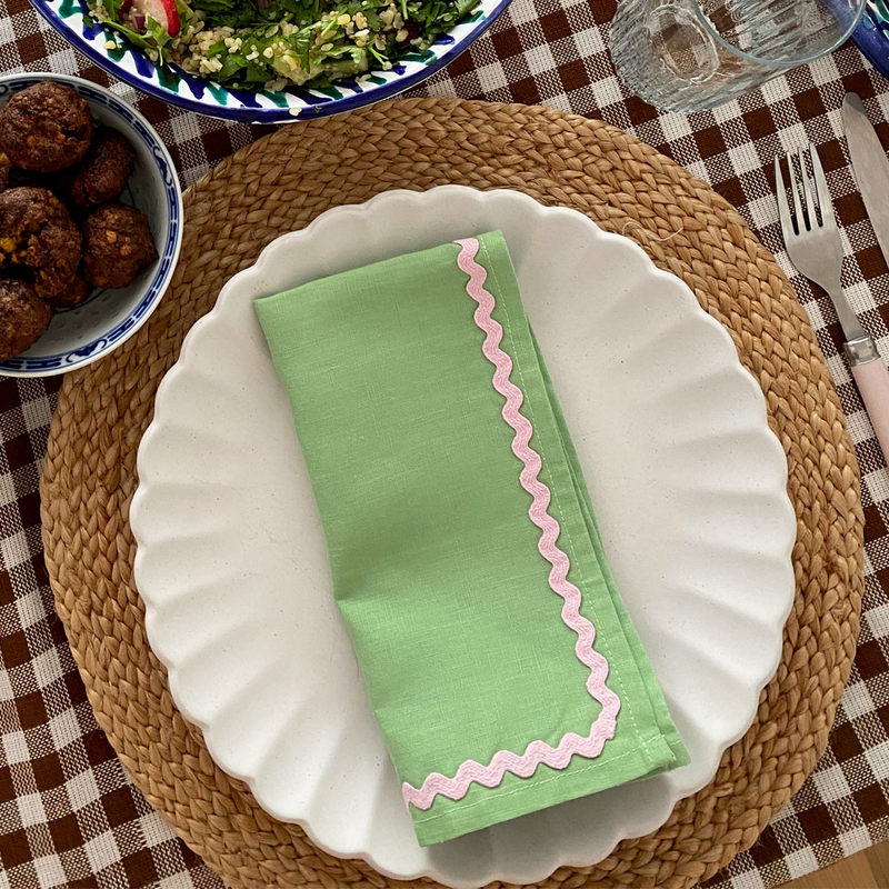 Set De 2 Serviettes Ric-Rac