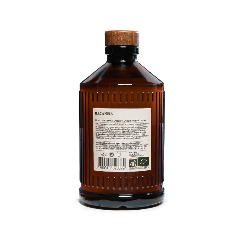 Sirop brut d'Orgeat Bio - 400 ml