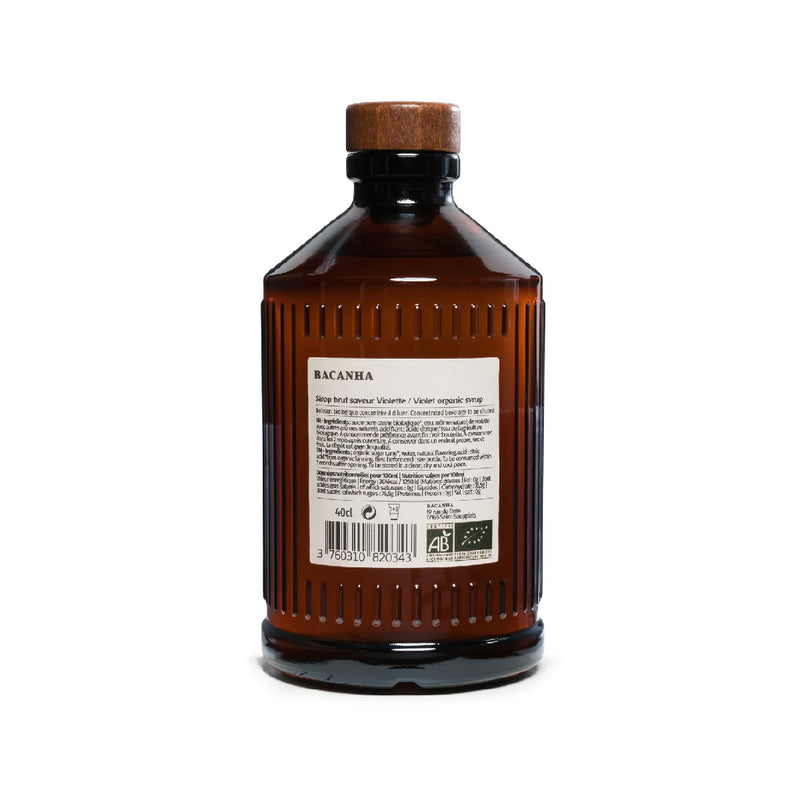 Sirop brut de Violette Bio - 400 ml