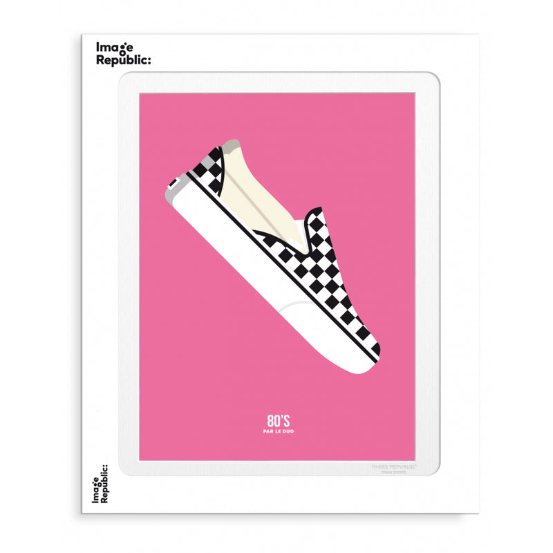 Le Duo 80'S Slip Ons poster - 40 x 50 cm
