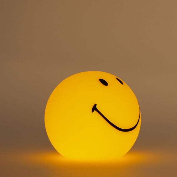 Veilleuse Smiley Jaune - Bundle of light - Ø 12 cm