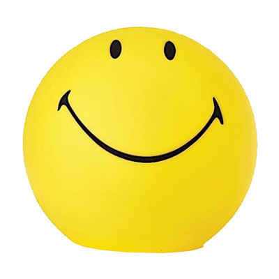 Veilleuse Smiley Jaune - XL - Ø 45 cm
