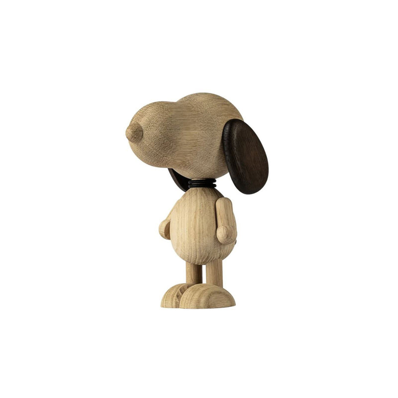 Figurine Snoopy - Chêne, détail fumé - 13 cm